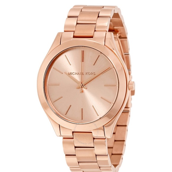 Michael Kors Accessories - Michael Kors Runway Rose Dial Rose Gold-tone Unisex Watch
